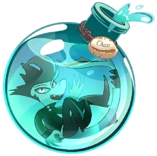 Sticker ОХ.АБ в бутылочках от @ELFYART - 4