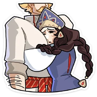 Стикер Бояре в Подберёзовке :: @stickroom - 3