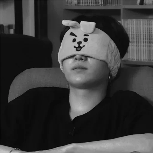 black and white human face person