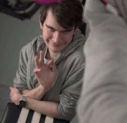 person human face clothing