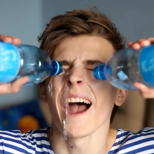 human face food person