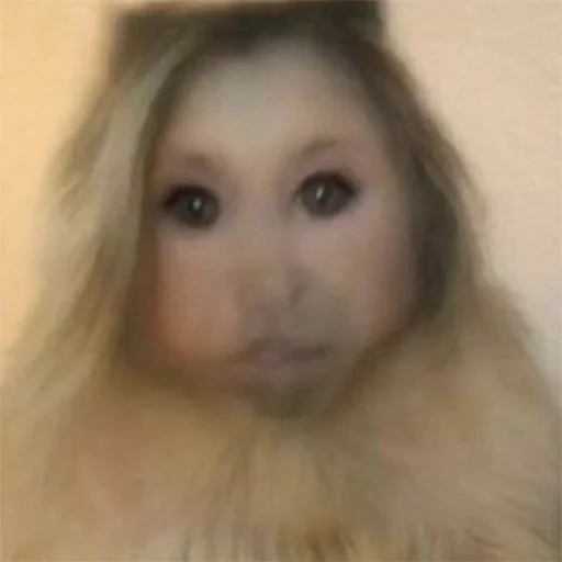 blurry human face skin