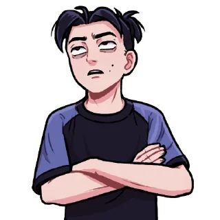 Sticker Адам @biyssa_art - 4