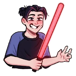 Sticker Адам @biyssa_art - 7