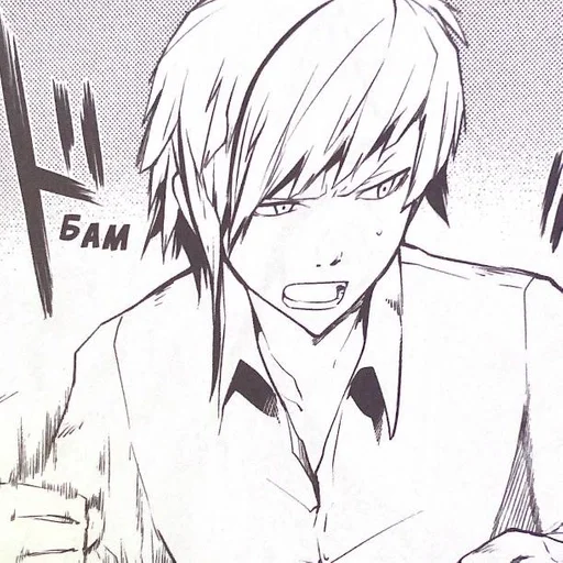 аниме эскиз иллюстрация