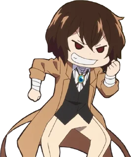 Стикер Bungou Stray Dogs Wan! - @bourros - 1