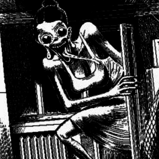 эскиз рисование черно-белый