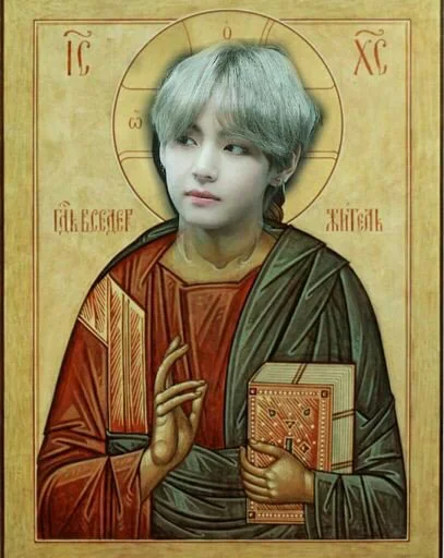 human face clothing painting