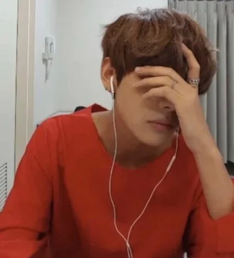 person indoor human face