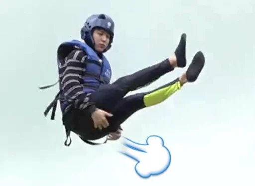 sky person extreme sport