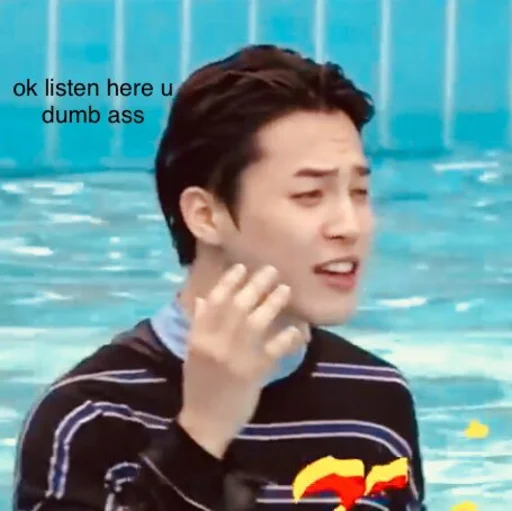 person human face swimming pool