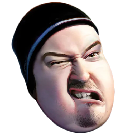 human face lip cartoon