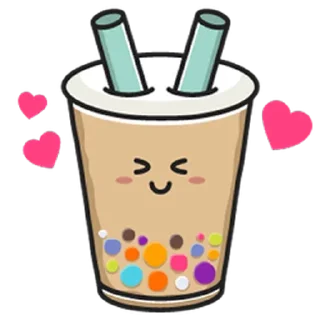 Sticker Bubble Tea @stickersb2b - 11