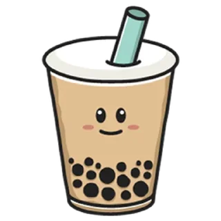 Sticker Bubble Tea @stickersb2b - 4