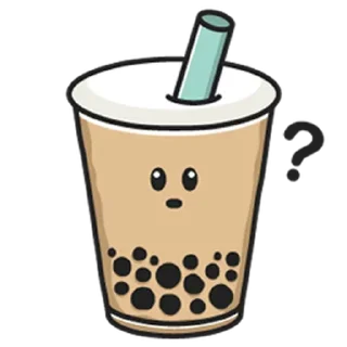 Sticker Bubble Tea @stickersb2b - 1