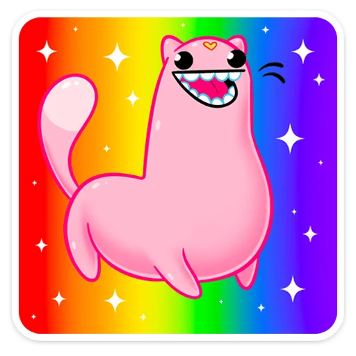 Sticker bublgumpbeztexta - 1