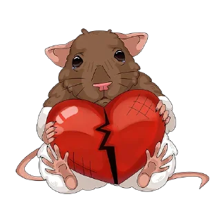 Стикер крыс Бублик - 8