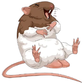 Стикер крыс Бублик - 10