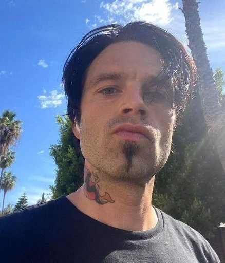 human face outdoor sky