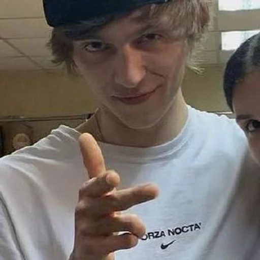 person human face finger