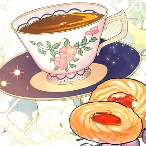 Sticker бухачь и чай ( @vMiiraaa ) - 4