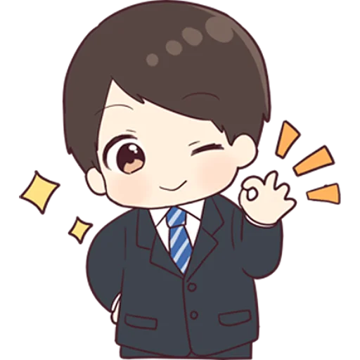 Деловой кун @nyasticks - клипарт