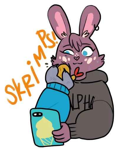 Sticker bunnerbun - 1
