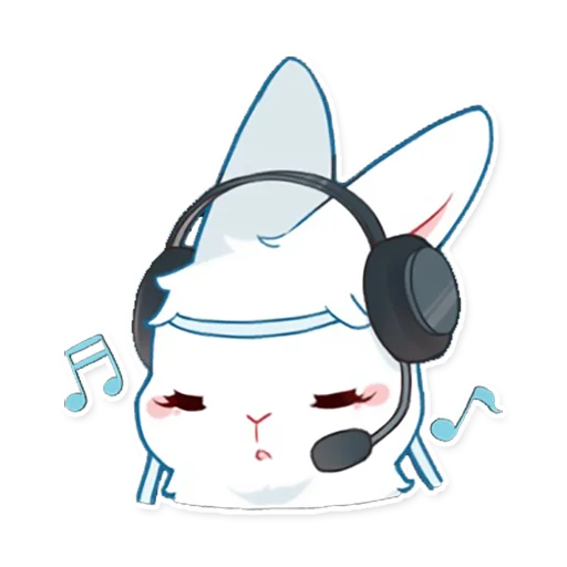 Sticker Bunny WangXian - 2