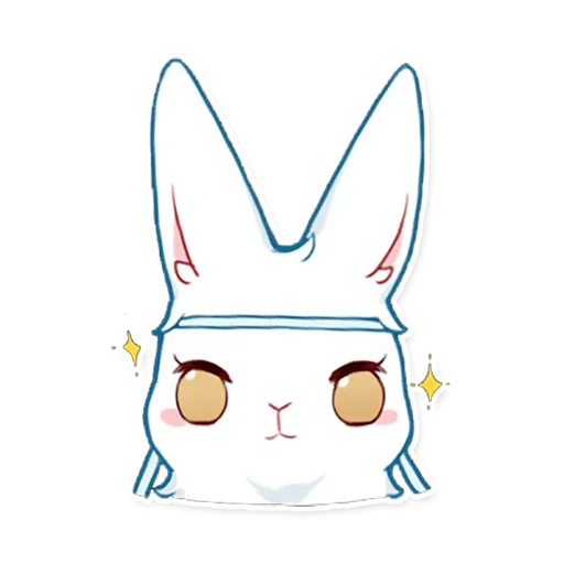 Sticker Bunny WangXian - 1