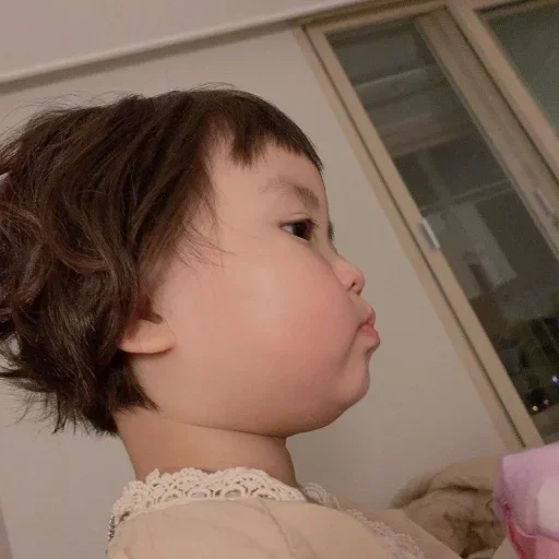 person indoor human face