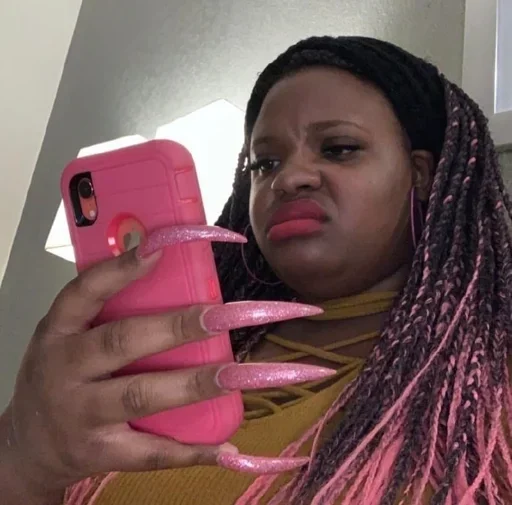 person human face pink