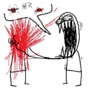 Sticker бєшєний - 11