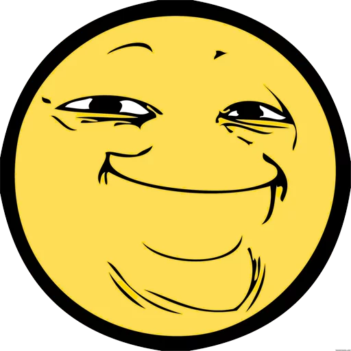 smile cartoon human face