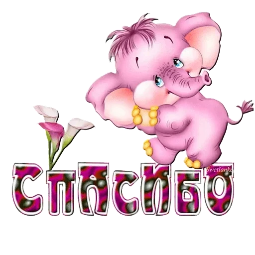 СМС цветок мультфильм