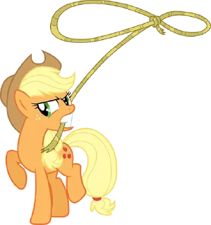 Стикер эппл джек by @seaniwx - 7