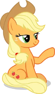 Стикер эппл джек by @seaniwx - 9