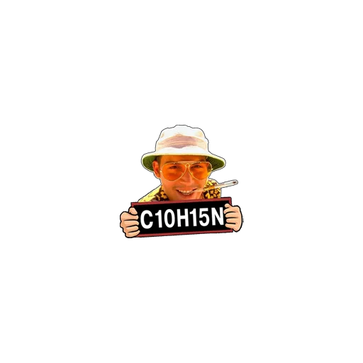 Стикер C10H15N - @c10tg - 7