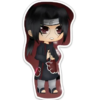 Sticker гача лайф анти итачи - 4