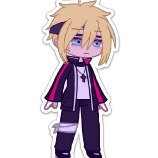 Sticker гача лайф анти итачи - 10