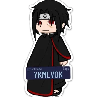 Sticker гача лайф анти итачи - 2