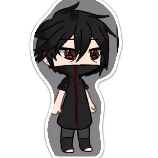 Sticker гача лайф анти итачи - 8