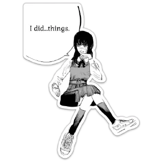 Sticker Joke comprehension devil - 2