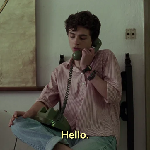 Call Me By Your Name - Человек