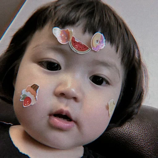 toddler human face accessory