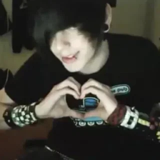 Sticker саморезик emo - 6