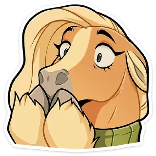 Sticker Лошадка Карамелька :: @stickroom - 7