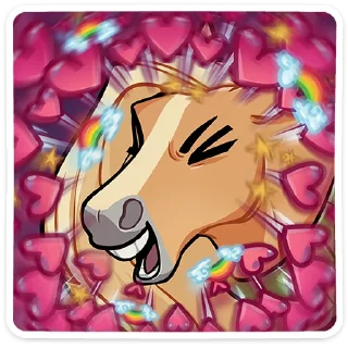 Sticker Лошадка Карамелька :: @stickroom - 9