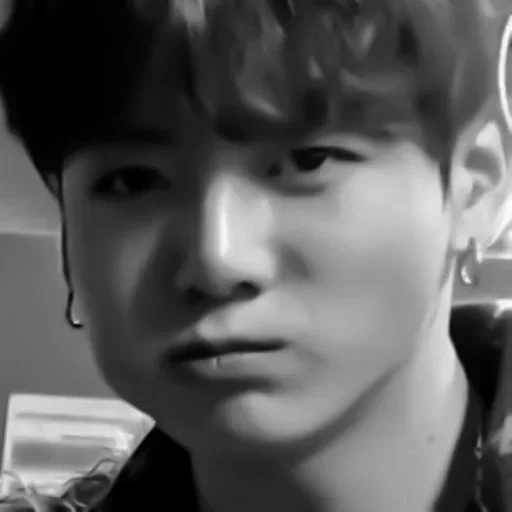 человеческое лицо Человек черно-белый