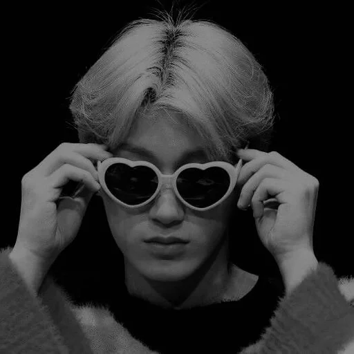 person black and white human face