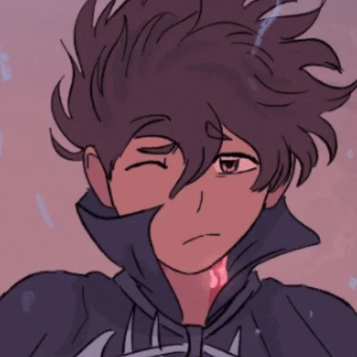 anime cartoon human face